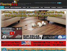 Tablet Screenshot of flooringking.com